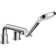 Внешняя часть смесителя для ванны hansgrohe Talis S на край ванны, на 3 отверстия 72416000, хром