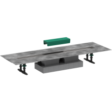 Монтажная часть слива для душа hansgrohe uBox universal для установки на уровне пола с внешней частью 80 см 56018180