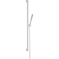 Душевой гарнитур hansgrohe Pulsify S 100 1jet EcoSmart+ со штангой 90 см, 24383700, матовый белый