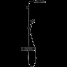 Душевая система Hansgrohe Pulsify Showerpipe 260, 1jet EcoSmart, 24221670, матовый черный