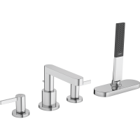 Смеситель для ванны hansgrohe Finoris на край ванны, на 4 отверстия, с sBox