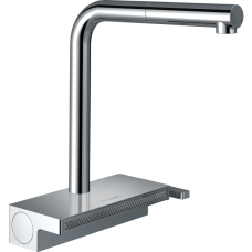 Смеситель для кухонной мойки hansgrohe Aquno Select M81 250, с вытяжным душем 2jet
