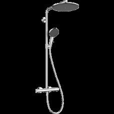 Душевая система hansgrohe Raindance Alive S Puro Showerpipe 300 1jet с Ecostat Element, 24592000, хром