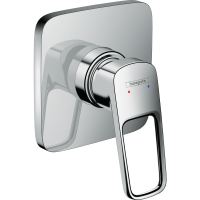 Внешняя часть смесителя для душа hansgrohe Logis Loop скрытого монтажа 71612000, хром