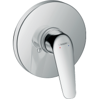 Внешняя часть смесителя для душа hansgrohe Novus скрытого монтажа 71067000, хром