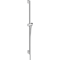 Душевая штанга hansgrohe Unica Pulsify S 90 см со слайдером с кнопкой и шлангом, хром