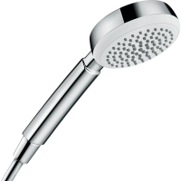 Ручной душ hansgrohe Crometta 100 1jet EcoSmart 26828400, белый/хром