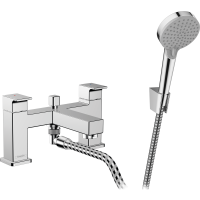 Смеситель на край ванны на 2 отверстия, и ручной Hansgrohe Vernis Blend Vario