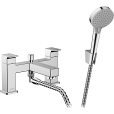 Смеситель на край ванны на 2 отверстия, и ручной Hansgrohe Vernis Blend Vario
