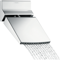 Верхний душ hansgrohe Raindance Rainfall 150 1jet Stream с настенным креплением 26443000, хром