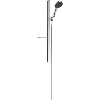Душевой гарнитур hansgrohe Rainfinity 130 3jet EcoSmart со штангой 90 см и мыльницей 27672000, хром