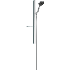 Душевой гарнитур hansgrohe Rainfinity 130 3jet EcoSmart со штангой 90 см и мыльницей 27672000, хром