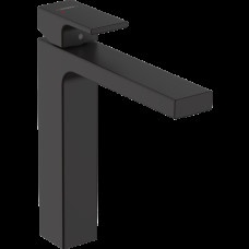 Смеситель для раковины hansgrohe Vernis Shape 190, со сливным гарнитуром 71562670/U, матовый черный, уцененный товар