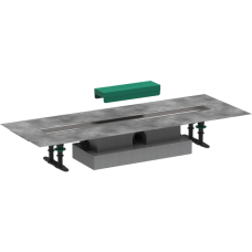 Монтажная часть слива для душа hansgrohe uBox universal для установки на уровне пола с внешней частью 70 см 56017180