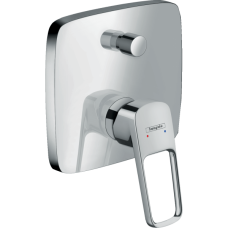 Внешняя часть смесителя для ванны hansgrohe Logis loop скрытого монтажа 71264000, хром