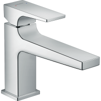 Смеситель для раковины hansgrohe Metropol 100 с донным клапаном Push-Open 32502000, хром