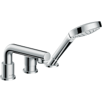 Внешняя часть смесителя для ванны hansgrohe Talis E на край ванны, на 3 отверстия 72417000, хром