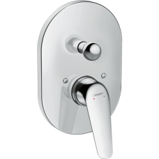 Внешняя часть смесителя для ванны hansgrohe Novus скрытого монтажа 71047000, хром