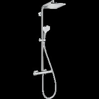 Душевая система hansgrohe Crometta Е 240 1jet с термостатом 27271000/U, хром, уцененный товар