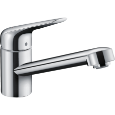 Смеситель для кухонной мойки hansgrohe Focus M42 100, CoolStart, EcoSmart, 1jet 71809000, хром