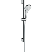 Душевой гарнитур hansgrohe Croma Select S 110 3jet Vario EcoSmart со штангой 65 см, белый/хром