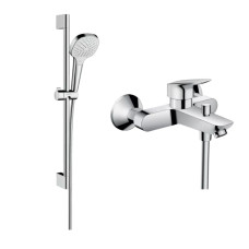Готовый набор для ванны hansgrohe Logis с ручным душем Croma HG-PR161, хром