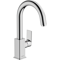 Смеситель для раковины hansgrohe Vernis Shape 210, со сливным гарнитуром 71564000, хром