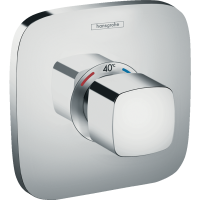 Внешняя часть термостата для душа hansgrohe Ecostat E HighFlow скрытого монтажа 15706000, хром