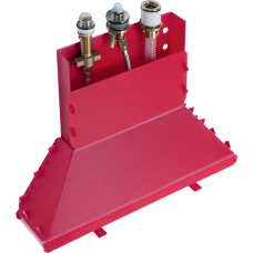 Встраиваемая часть однорычажного смесителя на край ванны на 3 отверстия hansgrohe Secubox 13437180