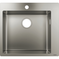 Кухонная мойка hansgrohe S71 S711-F450 врезная, нержавеющая сталь