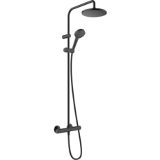 Душевая система hansgrohe Vernis Blend 200 1jet с термостатом 26276670, матовый черный