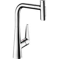 Смеситель для кухонной мойки hansgrohe Talis Select M51 300, с вытяжным душем 2jet, sBox 73867000, хром