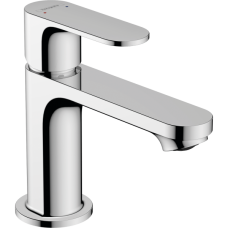 Смеситель для раковины hansgrohe Rebris S 80, со сливным гарнитуром 72510000, хром