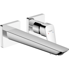 Внешняя часть смесителя для раковины hansgrohe Logis Fine скрытого монтажа, настенный 71256000, хром