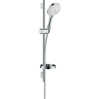 Душевой гарнитур hansgrohe Raindance Select S 120 3jet со штангой 65 см и мыльницей, белый/хром