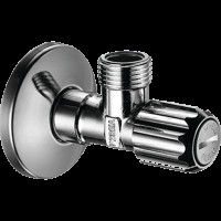 Вентиль угловой hansgrohe 3/8 с фильтром, хром