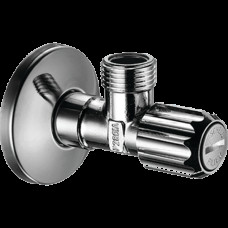 Вентиль угловой hansgrohe 3/8 с фильтром 13904000, хром