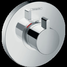 Внешняя часть термостата для душа hansgrohe ShowerSelect S HighFlow скрытого монтажа 15741000, хром