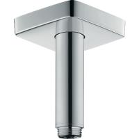 Душевой кронштейн hansgrohe E потолочный 100 мм 27467000, хром