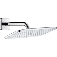 Верхний душ hansgrohe Raindance E 360 1jet с настенным кронштейном 27371000, хром