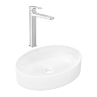 Готовый набор для раковины hansgrohe Xuniva D накладной со смесителем Metropol 260 HG-PR246, белый/хром