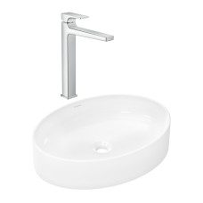 Готовый набор для раковины hansgrohe Xuniva D накладной со смесителем Metropol 260 HG-PR246, белый/хром