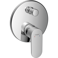 Смеситель для ванны hansgrohe Rebris S, скрытого монтажа, с защитной комбинацией EN1717
