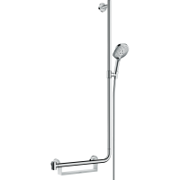 Душевой набор S 120 3jet EcoSmart 9 л/мин со штангой 110 см., правосторонний Hansgrohe Raindance Select