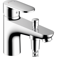 Смеситель для ванны hansgrohe Vernis Blend Monotrou на край ванны, 2 режима расхода воды, хром
