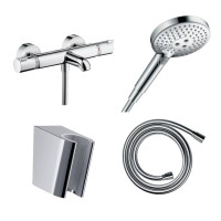 Готовый набор для ванны hansgrohe Ecostat с ручным душем Raindance, хром