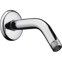 Душевой кронштейн hansgrohe настенный 128 мм, хром