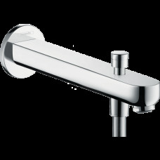 Излив для ванны hansgrohe Metris S с переключателем на душ 31416000, хром