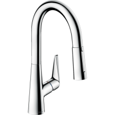Смеситель для кухонной мойки hansgrohe Talis M51 160, с вытяжным душем 2jet 73850000, хром