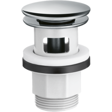 Донный клапан для раковины и биде hansgrohe Push-Open 50105000, хром